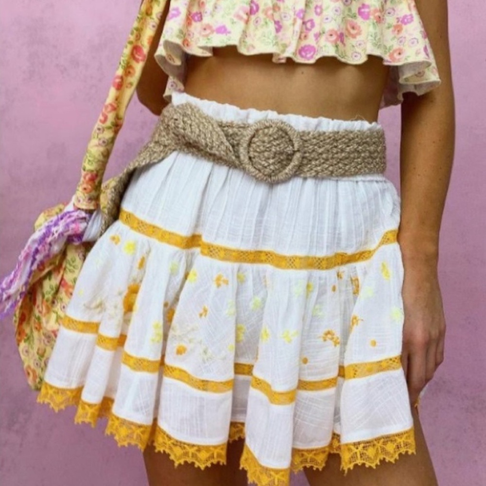 LOVESHACKFANCY SKIRT